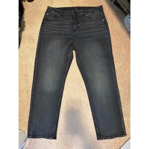 Ann Taylor The Taper Mid Rise Jeans size 14